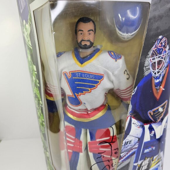 SIGNED 1998 NHL Playmates Pro Zone Grant Fuhr Collectors Series 12" Autographed - Picture 13 of 15